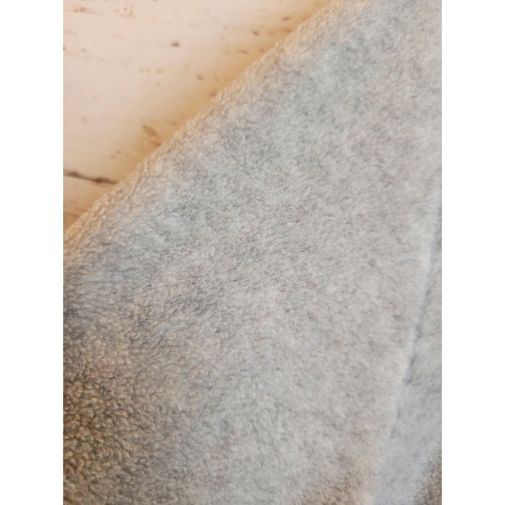 Essentials by Maggie Penguin Fleece Hoodie Cardigan Holiday Winter Gray XL Women - Picture 9 of 12